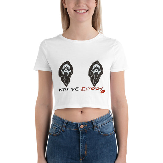 Women’s Ghostface Crop Tee